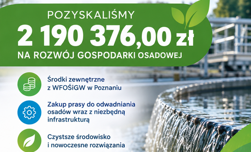 Testowanie prasy na Oczyszczalni Ścieków w Sierakowie
